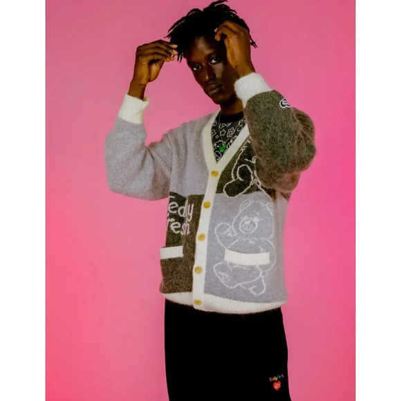 Teddy Fresh X Care Bears Angora Wool Cardigan Unisex